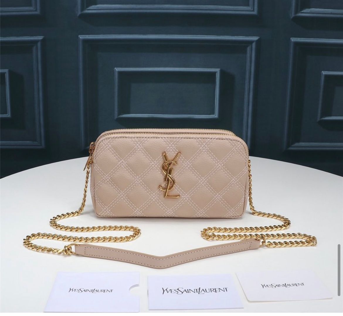 YSL MINI BAG IN MATELASSĂ PINK