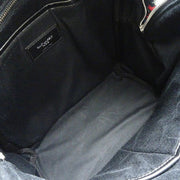 Yves Saint Laurent Zaino in Tela in Nero