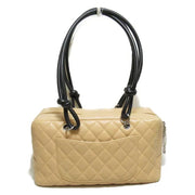 Chanel Cambon Quilted Leather Bowling Bag