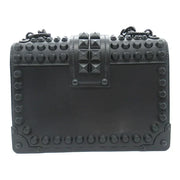 Prada Cahier Studded Shoulder Bag