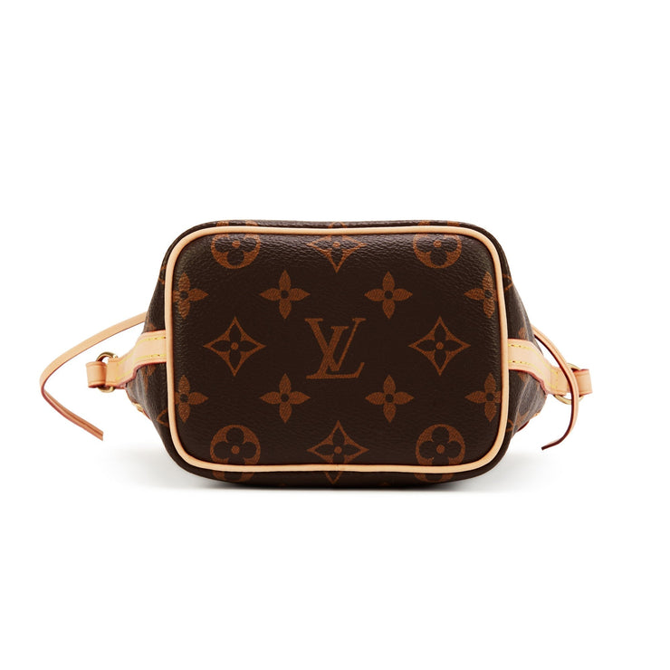 Louis Vuitton
Monogram Coated Canvas Nano Noé Gold Hardware, 2020