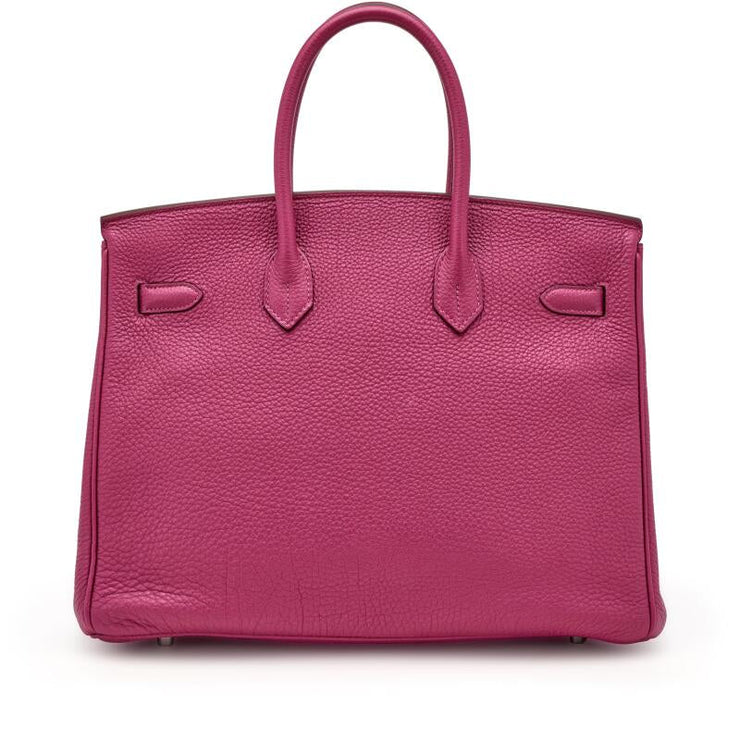 Hermès
Tosca Clemence Birkin 35 Palladium Hardware, 2011