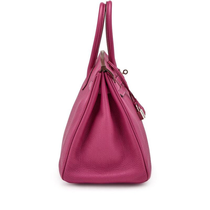 Hermès
Tosca Clemence Birkin 35 Palladium Hardware, 2011
