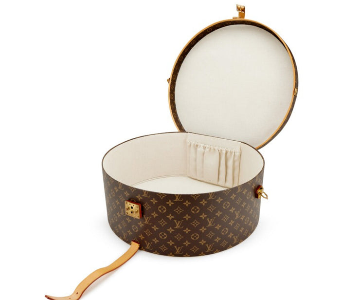 Louis Vuitton
Brown Monogram Canvas Boite Chapeaux 50 Gold Hardware