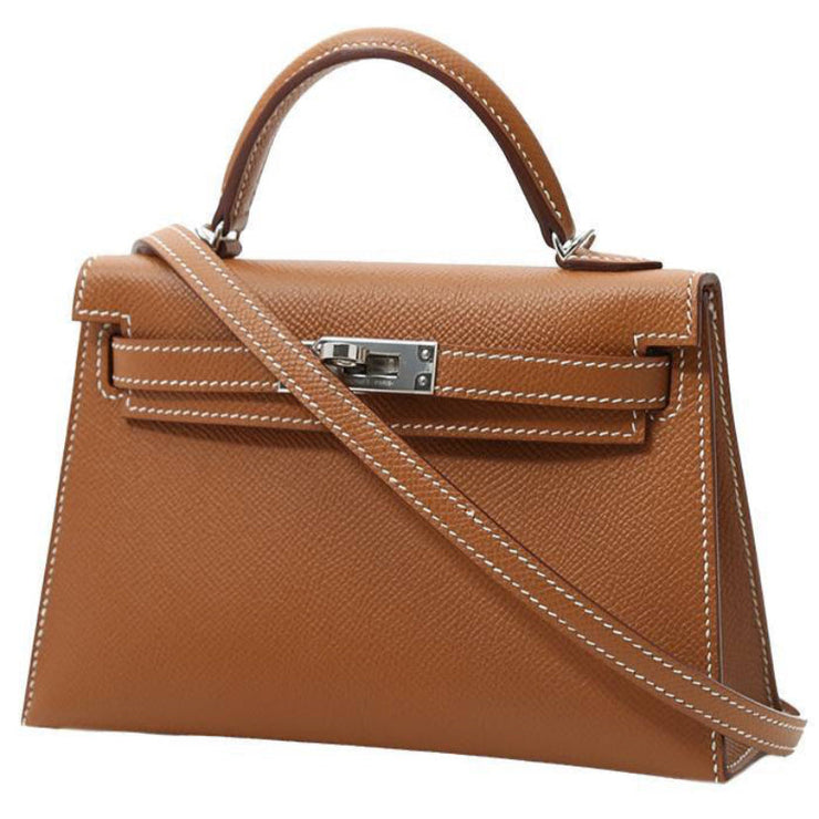 Borsa Hermès Kelly 20 cm in pelle Epsom gold
