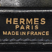 Pochette Hermès Jige in pelle box blu