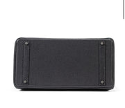 Hermès
Black Clémence Birkin 40 Palladium Hardware, 2010