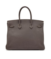 Hermès
Etain Togo Birkin 35 Palladium Hardware, 2014