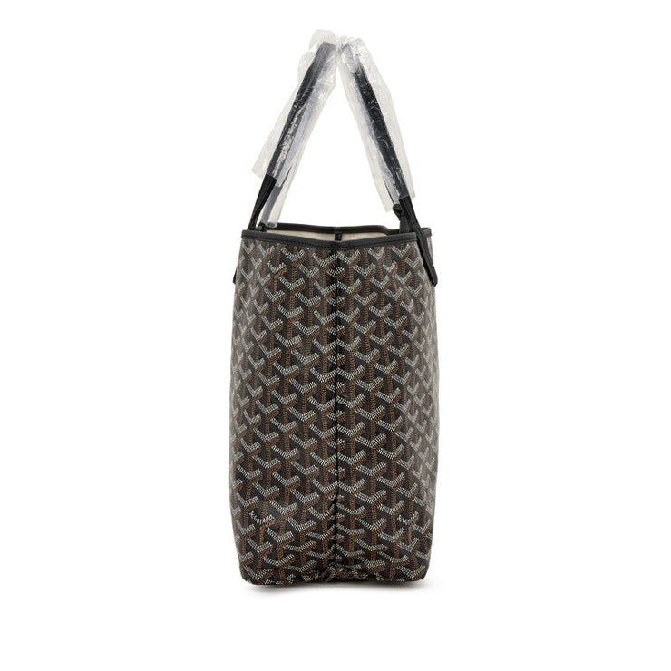 Goyard
Black Goyardine Canvas and Chevroches Calfskin Saint Louis PM Tote, 2023