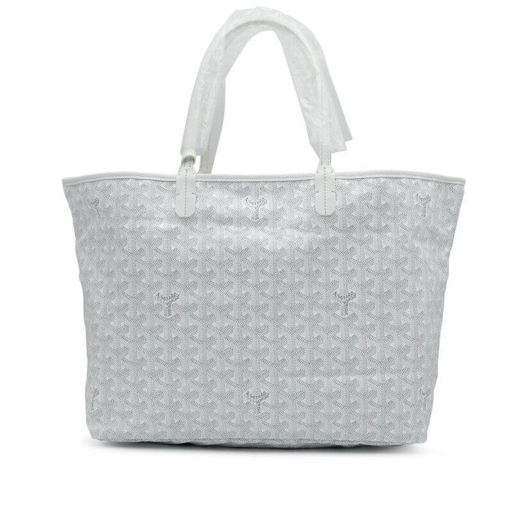 Goyard
White Goyardine Canvas and Chevroches Calfskin Saint Louis PM Tote
