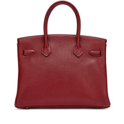 Hermès
Rubis Clemence Birkin 30 Gold Hardware, 2015