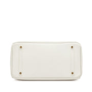 Hermès
White Swift Birkin 35 Gold Hardware, 2010