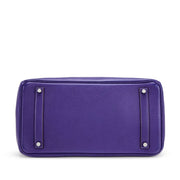 Hermès
Ultraviolet Clemence Birkin 35 Palladium Hardware, 2010