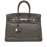 Hermès
Graphite Togo Birkin 35 Palladium Hardware, 2007