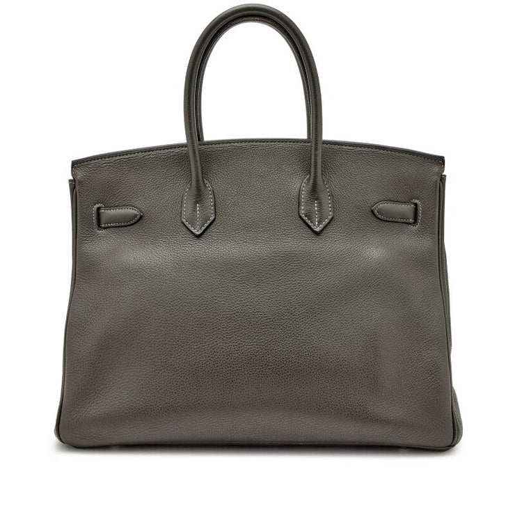 Hermès
Graphite Togo Birkin 35 Palladium Hardware, 2007