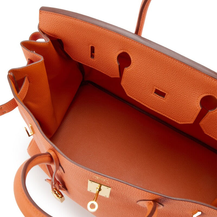 Hermès
Celeste Epsom and Bleu Mykonos Verso Candy Birkin 35 Palladium Hardware, 2011