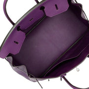 Hermès
Violet Clemence Birkin 40 Palladium Hardware, 2012