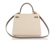 Hermès
Nata and Gris Epsom HSS Kelly 25 Gold Hardware, 2021