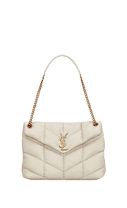 PUFFER MEDIA IN NAPPA TRAPUNTATA