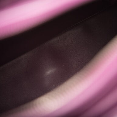 Christian Dior
Purple Shiny Crocodile Large Lady Dior Bag Silver Hardware