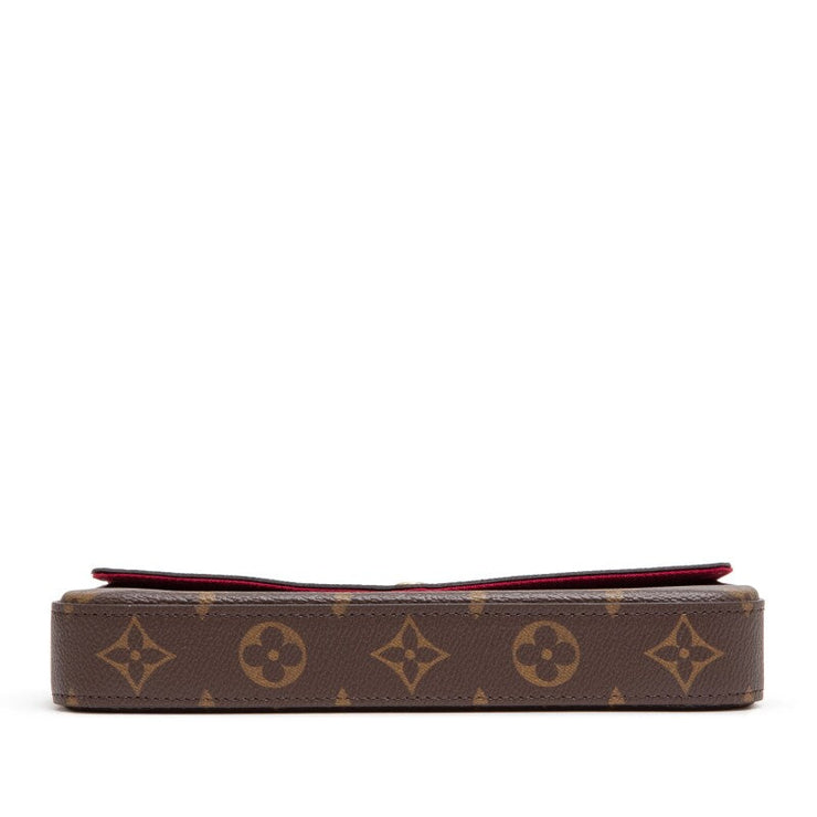 Louis Vuitton
Ebene Monogram Canvas Félicie Pochette Gold Hardware, 2021