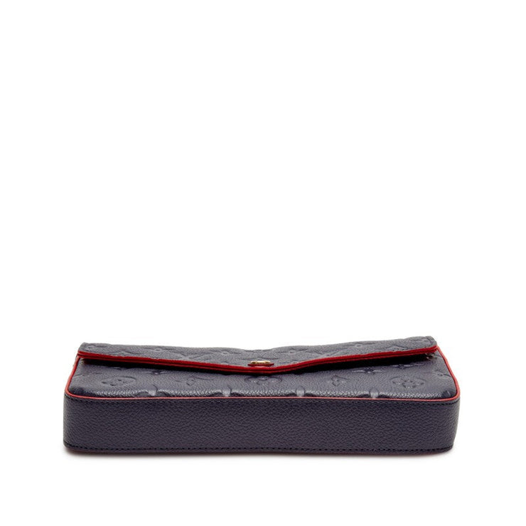 Louis Vuitton
Ebene Monogram Canvas Félicie Pochette Gold Hardware, 2021