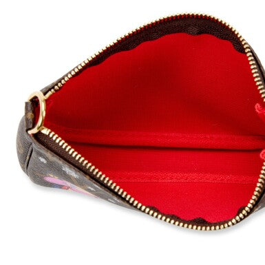 Louis Vuitton
Multicolor Monogram Coated Canvas XMAS Vivienne in London Mini Pochette Accessoires Gold Hardware, 2021