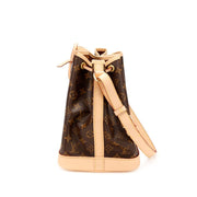 Louis Vuitton
Ebene Monogram Coated Canvas Petit Noé Gold Hardware, 2021-2022