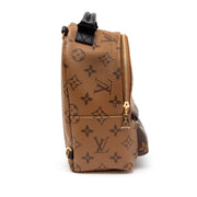 Louis Vuitton
Zaino Ebene Reverse Monogram Coated Canvas Mini Palm Springs Backpack Gold Hardware, 2021