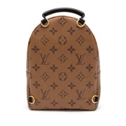 Louis Vuitton
Zaino Ebene Reverse Monogram Coated Canvas Mini Palm Springs Backpack Gold Hardware, 2021