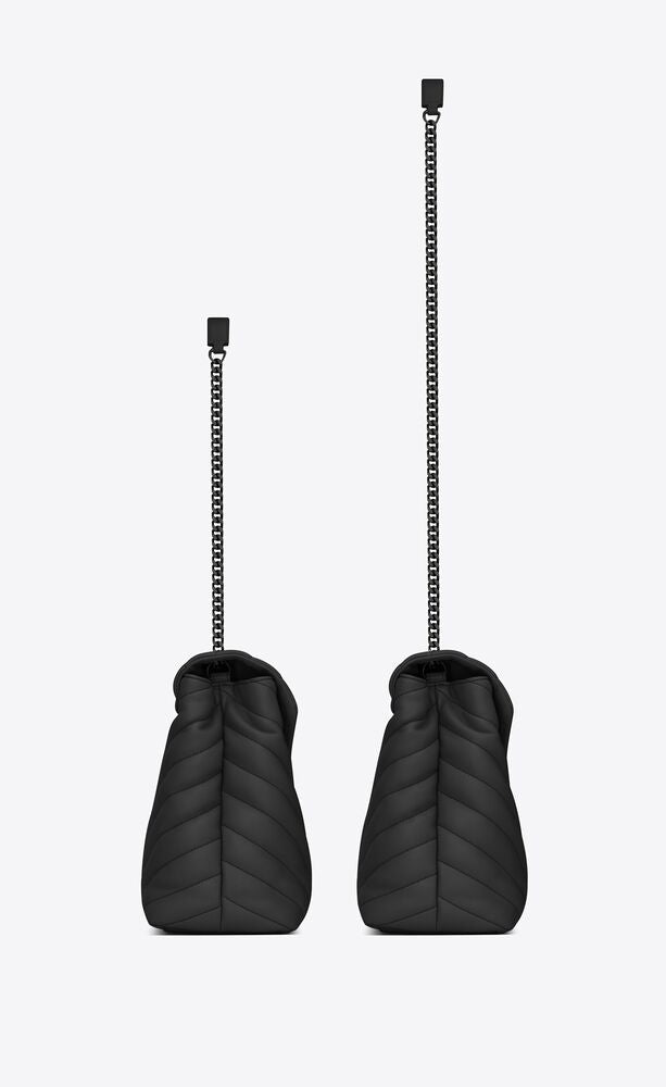 LOULOU MEDIA IN PELLE TRAPUNTATA