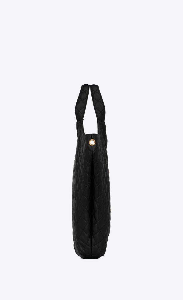 MAXI SHOPPING BAG ICARE IN PELLE DI AGNELLO TRAPUNTATA