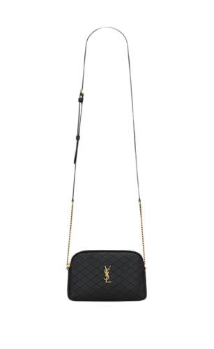 POCHETTE CON ZIP GABY IN PELLE DI AGNELLO TRAPUNTATA