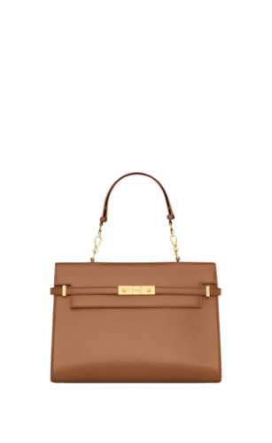 BORSA MANHATTAN TOP-HANDLE IN PELLE BOX SAINT LAURENT