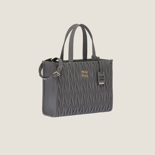 Borsa shopping in nappa matelassé