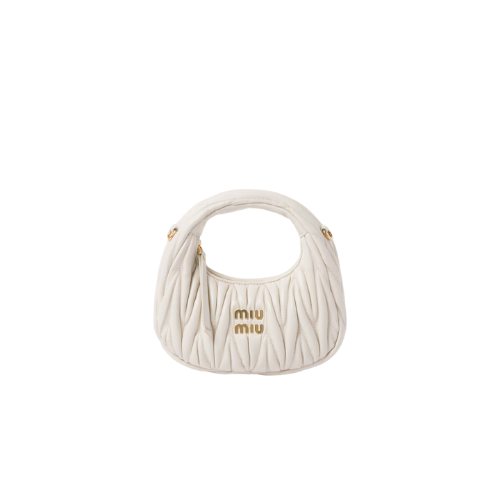 Mini borsa hobo Wander in nappa matelassé