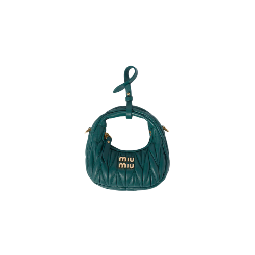 Micro borsa hobo Wander in nappa matelassé
