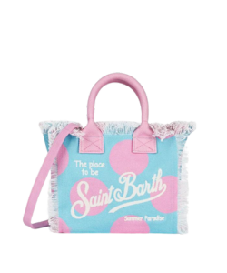 Borsa Colette in tela di cotone a pois