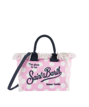 Borsa Colette in tela di cotone a pois