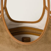 Borsa IVY in velluto a coste