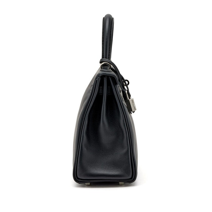 Hermès Black Swift Kelly 25 Palladium Hardware, 2020