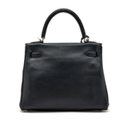 Hermès Black Swift Kelly 25 Palladium Hardware, 2020
