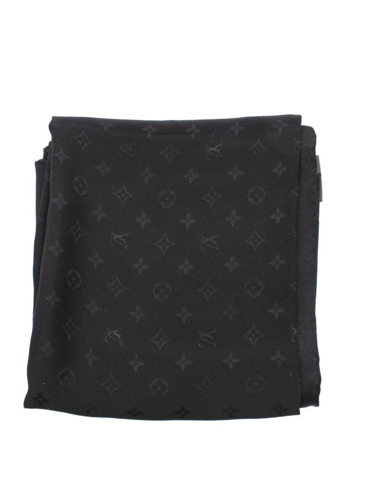 Foulard Louis Vuitton In Seta Nero